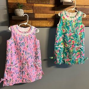 2 Girls Lily Pulitzer Dresses Like New Size 6